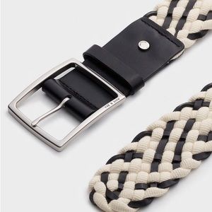 NWT Rag & Bone Jumbo Woven Boyfriend Belt